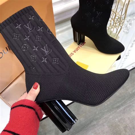 louis vuitton heeled booties